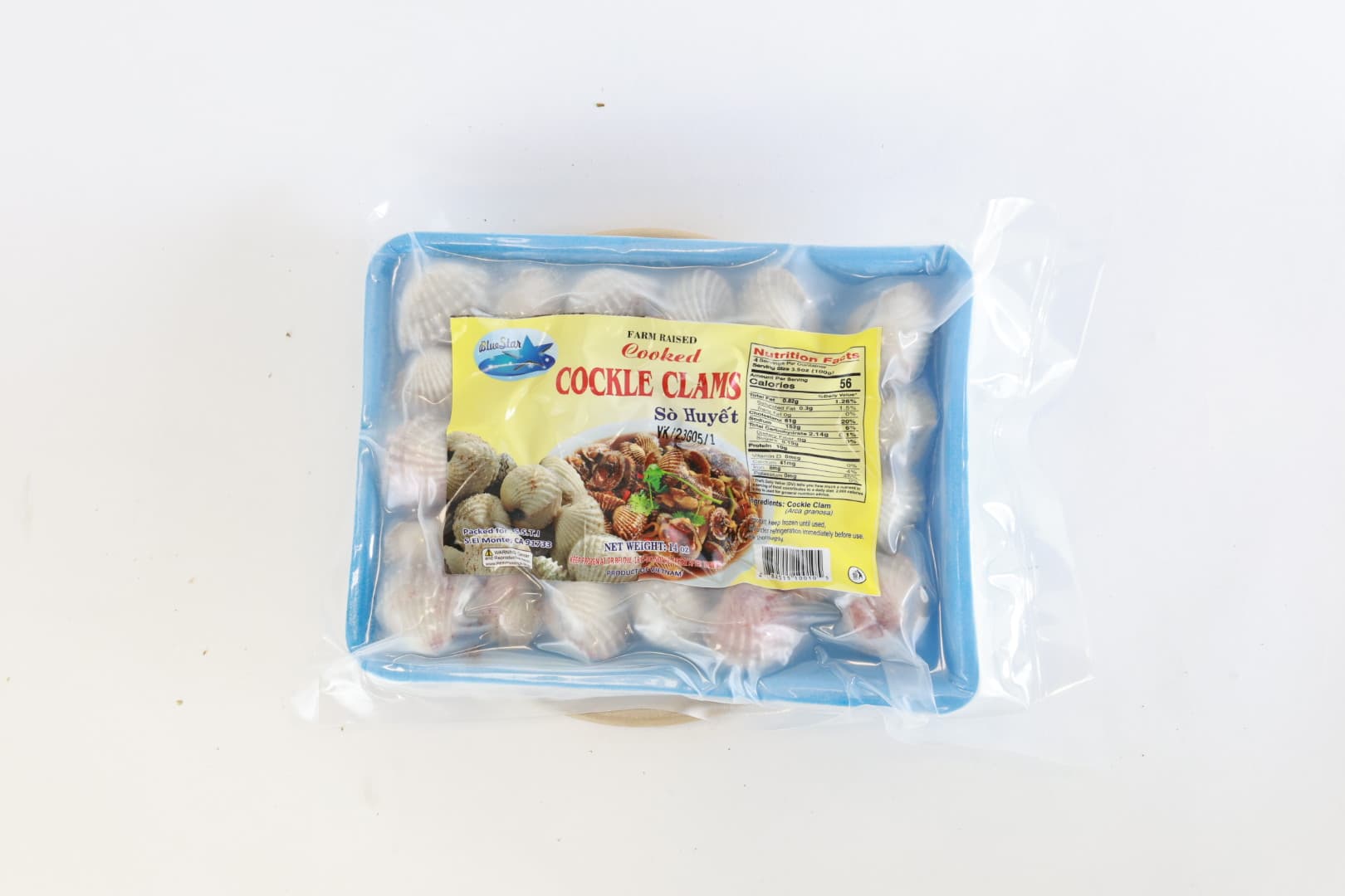 Frozen Cooked Cockle Clams BlueStar