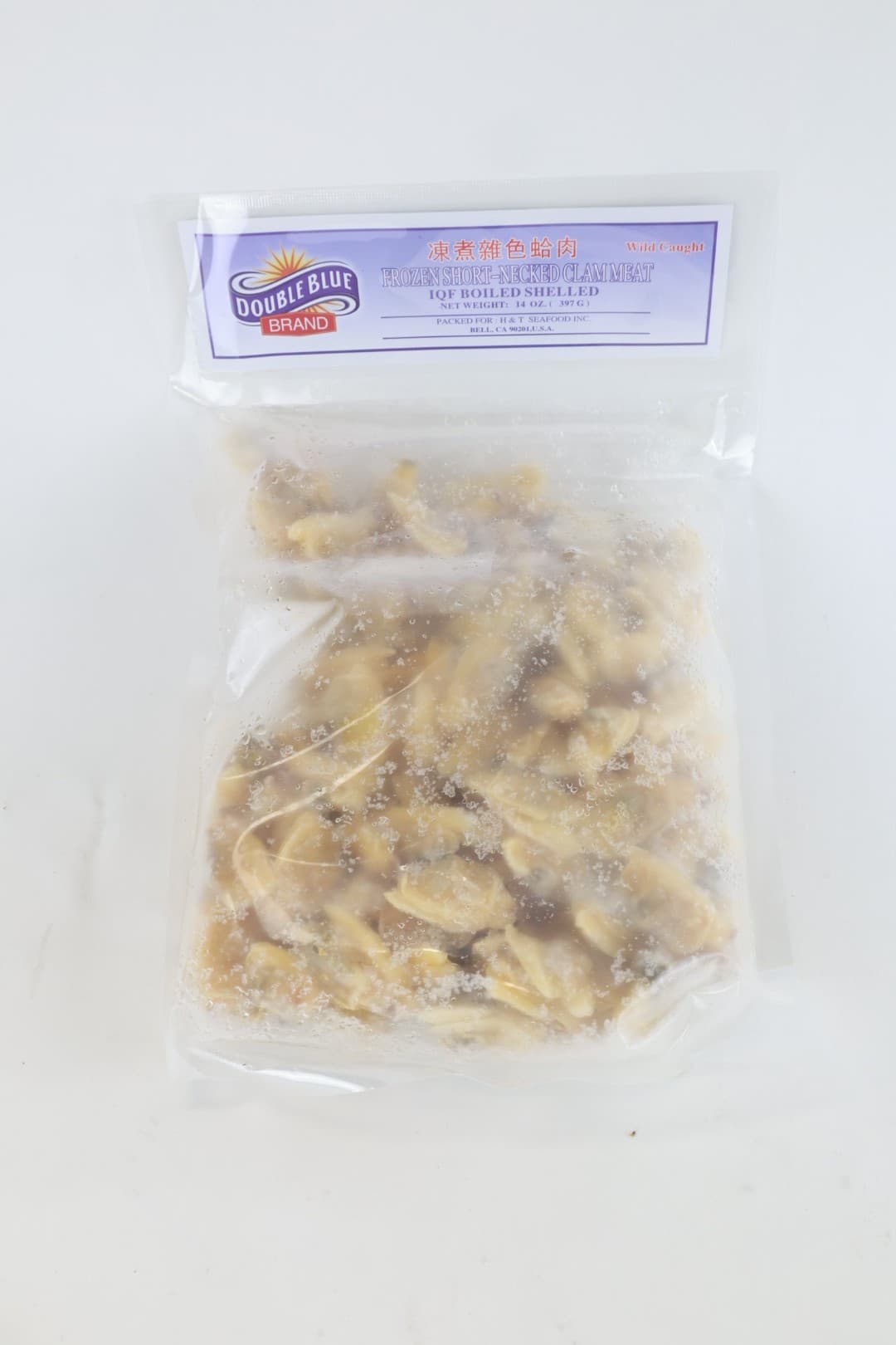 Frozen short-necked clam